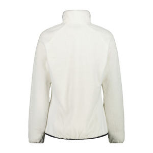 CMP Women's Jacquard Hiloft Full Zip Fleece (Plaster)