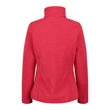 Load image into Gallery viewer, CMP Women&#39;s Jacquard Knit-Tech Heavy Full Zip Fleece (Red Carminio/Pink)
