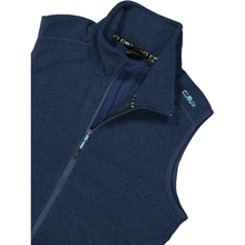 Load image into Gallery viewer, CMP Women&#39;s Jacquard Knit Tech Vest (Blue Ink/Lighter)
