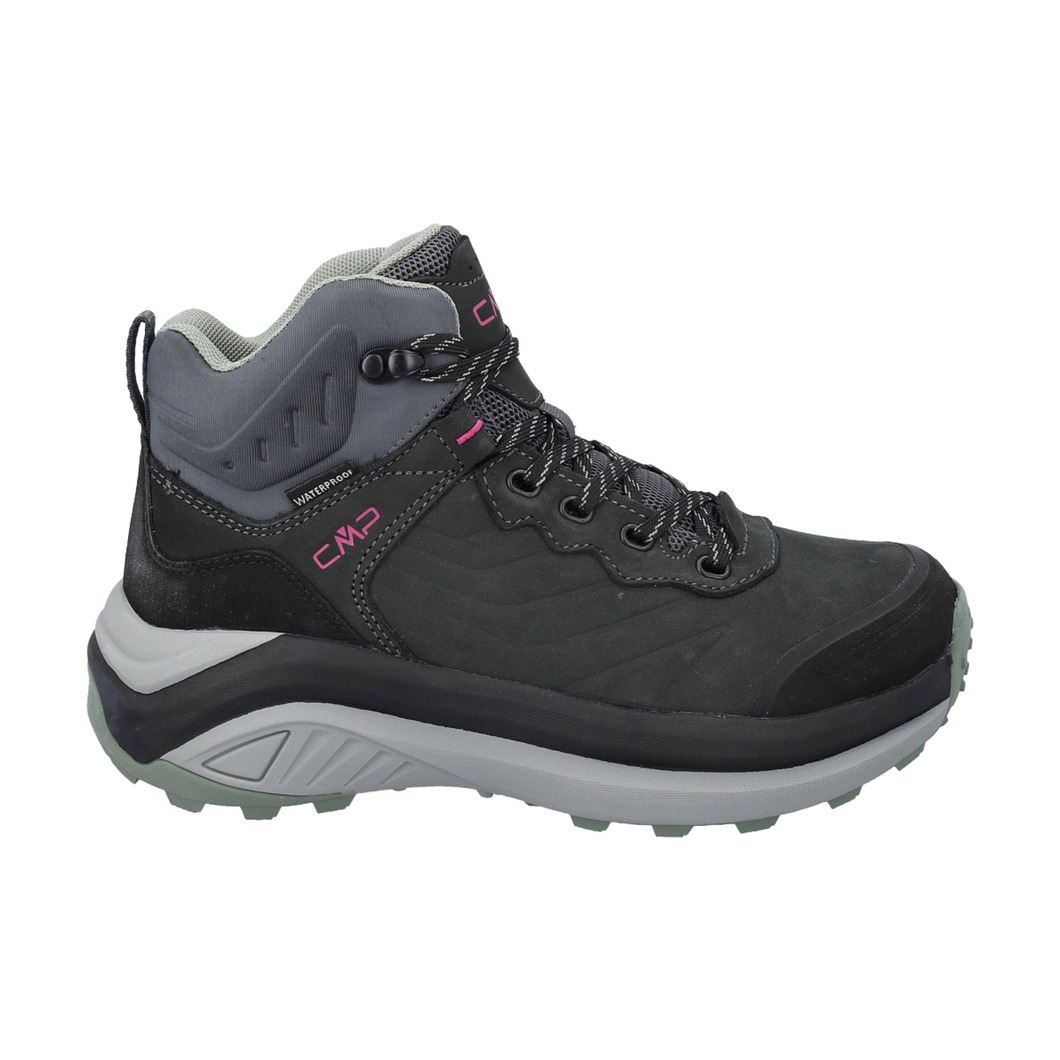 CMP Women's Juukat Hiking Waterproof Mid Trail Boots (Anthracite)