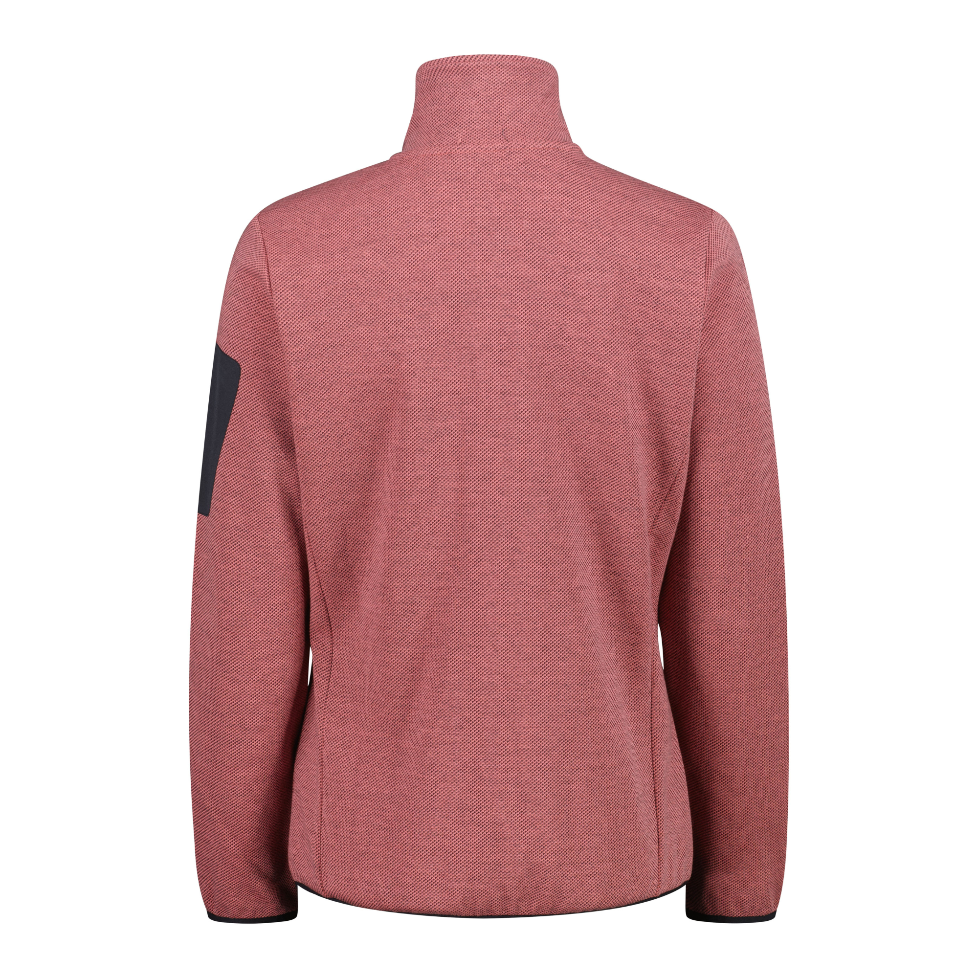 CMP Women's Knit Tech Full Zip Fleece (Coral/Anthracite)
