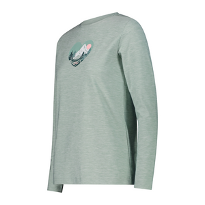 CMP Women's Long Sleeve Tech Top (Jade Mel)