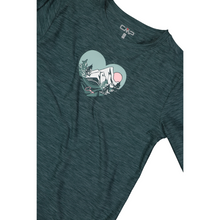 Load image into Gallery viewer, CMP Women&#39;s Long Sleeve Tech Top (Trek Green Mel)
