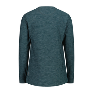 CMP Women's Long Sleeve Tech Top (Trek Green Mel)