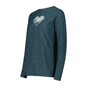 CMP Women's Long Sleeve Tech Top (Trek Green Mel)