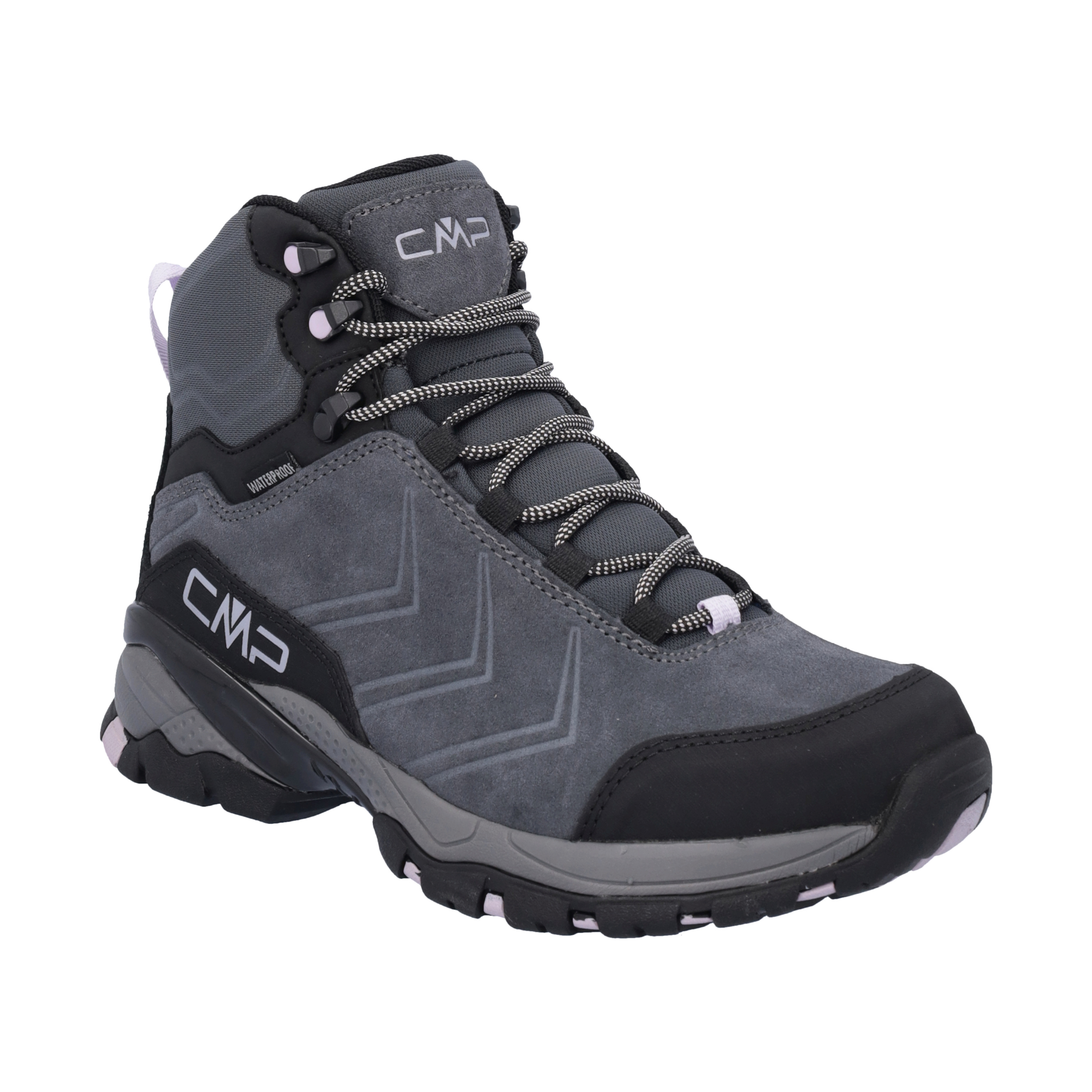 CMP Women's Melnick 2.0 Waterproof Mid Trail Boots (Titanio/Lilac)