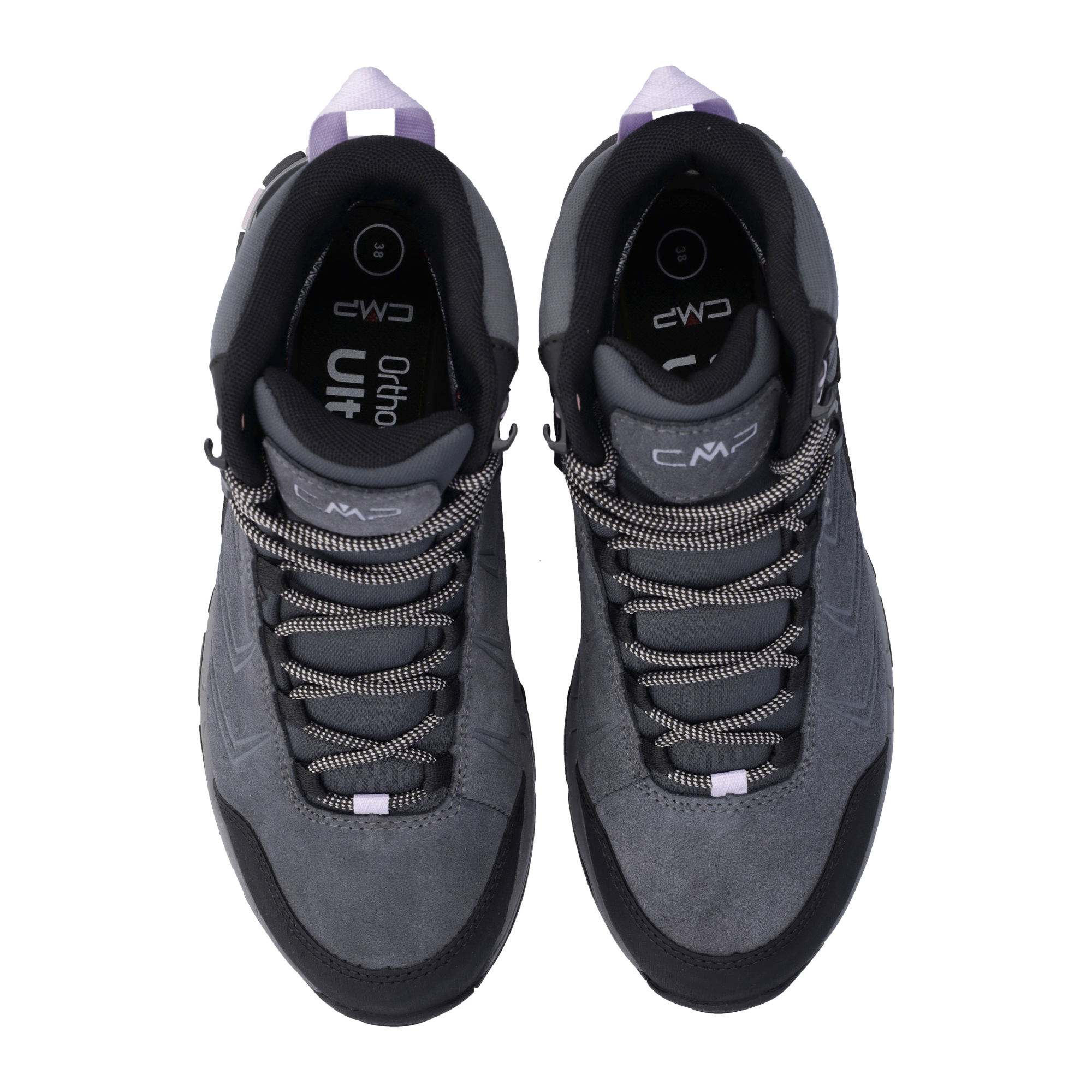CMP Women's Melnick 2.0 Waterproof Mid Trail Boots (Titanio/Lilac)