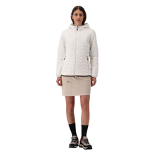Load image into Gallery viewer, CMP Women's Padded Hooded Insulated Jacket (Offwhite)
