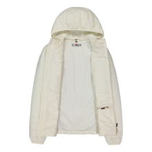 Load image into Gallery viewer, CMP Women's Padded Hooded Insulated Jacket (Offwhite)
