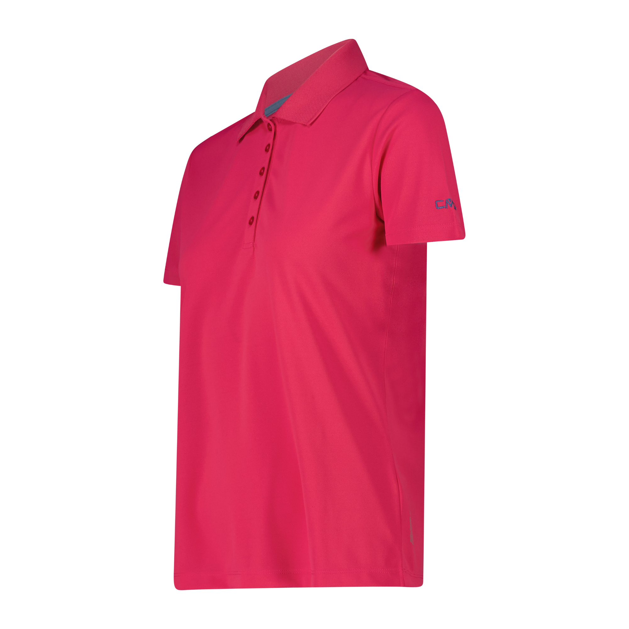 CMP Women's Piquet Short Sleeve Technical Polo Shirt (Magenta)