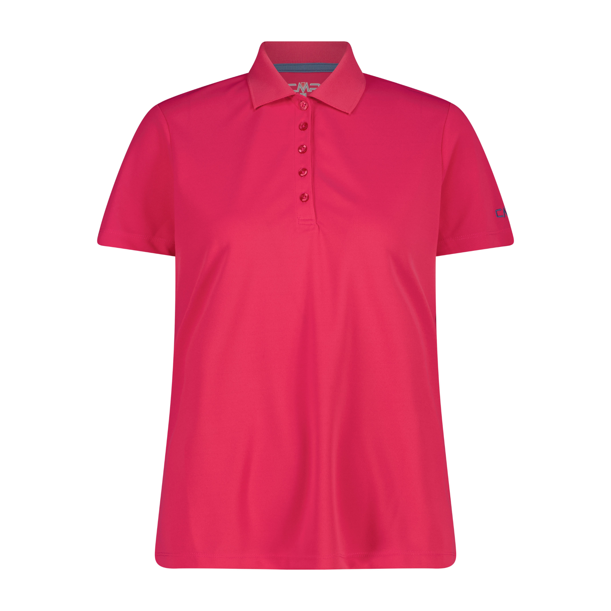CMP Women's Piquet Short Sleeve Technical Polo Shirt (Magenta)