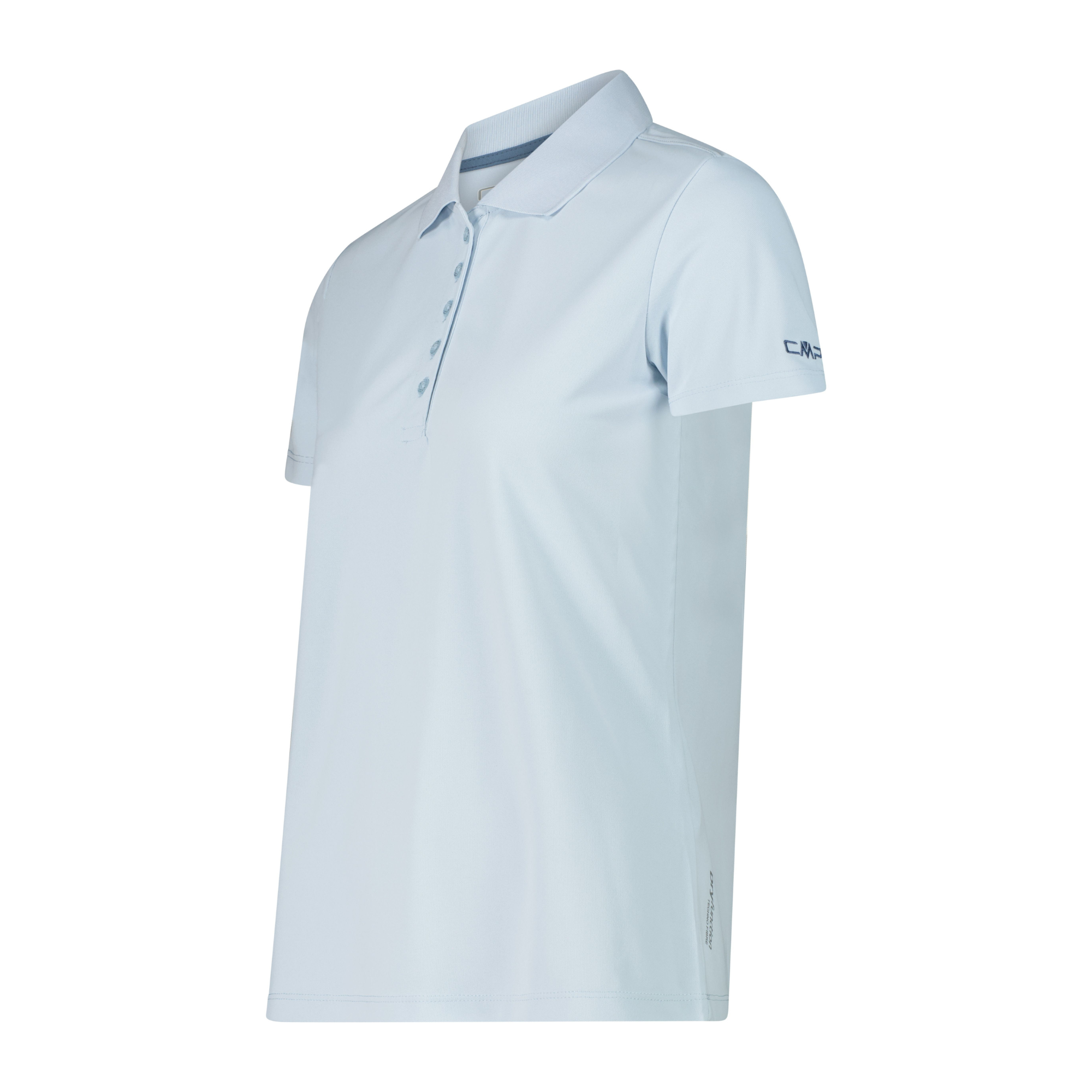 CMP Women's Piquet Short Sleeve Technical Polo Shirt (Sky Blue)