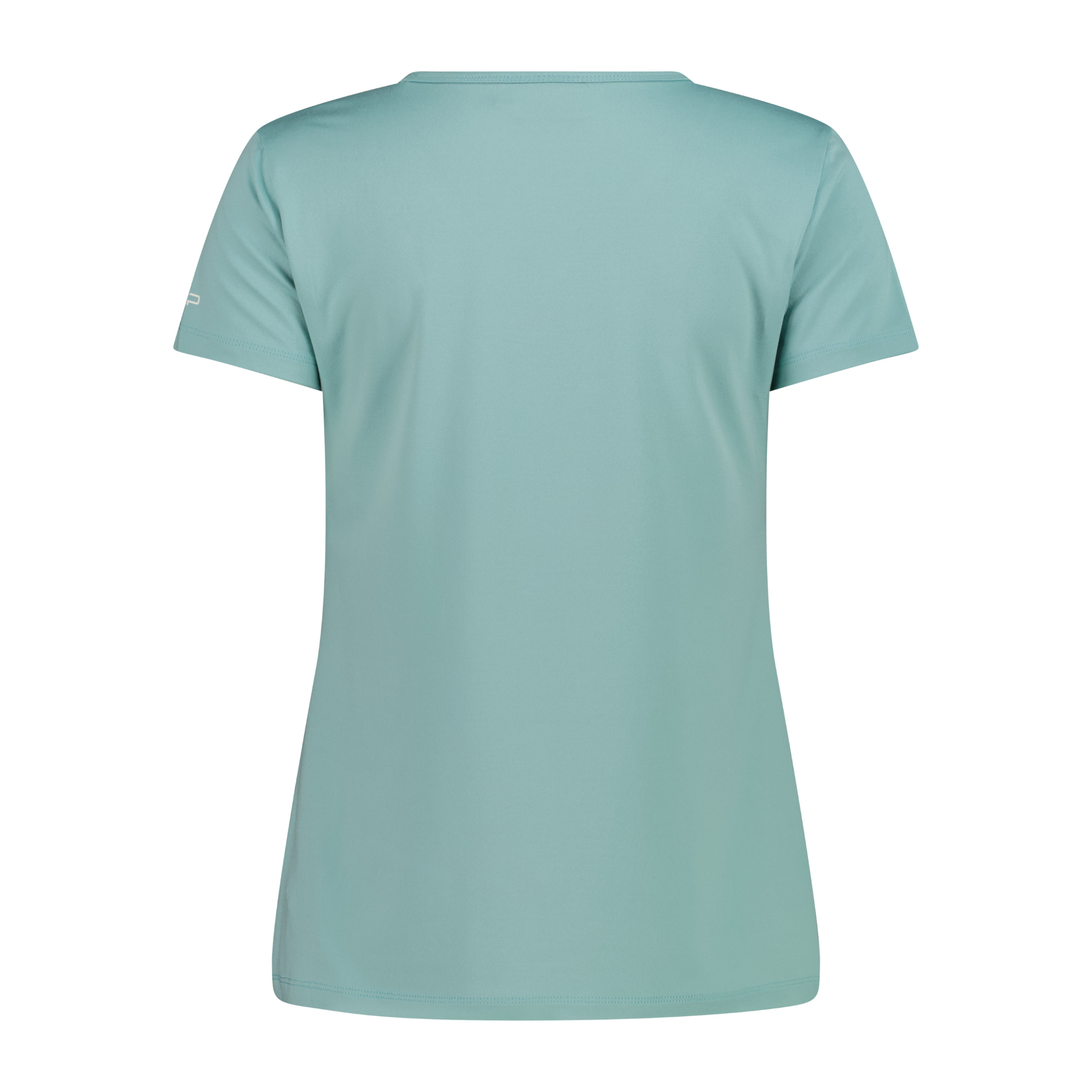 CMP Women's Printed Short Sleeve Technical Tee (Lagoon)