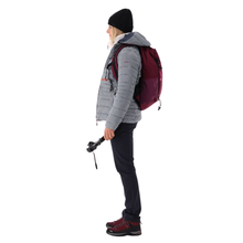 Load image into Gallery viewer, CMP Women&#39;s Printed Sorona Aura Hooded Insulated Jacket (Bianco Gesso/Titanio)
