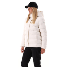 Load image into Gallery viewer, CMP Women&#39;s Puffy Hooded Insulated Jacket (Bianco Gesso)
