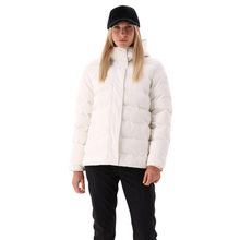 Load image into Gallery viewer, CMP Women&#39;s Puffy Hooded Insulated Jacket (Bianco Gesso)
