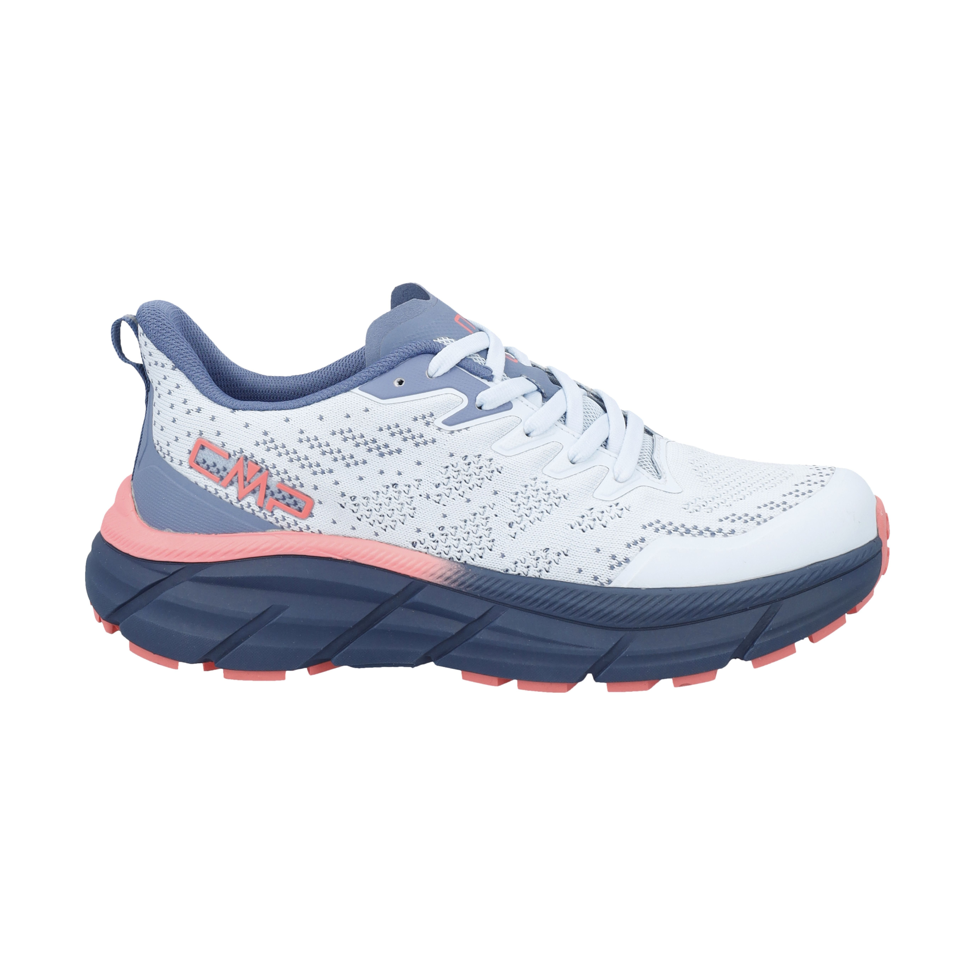 CMP Women's Rahmsy Vegan Friendly Trail Shoes (Sky Blue/Coral)