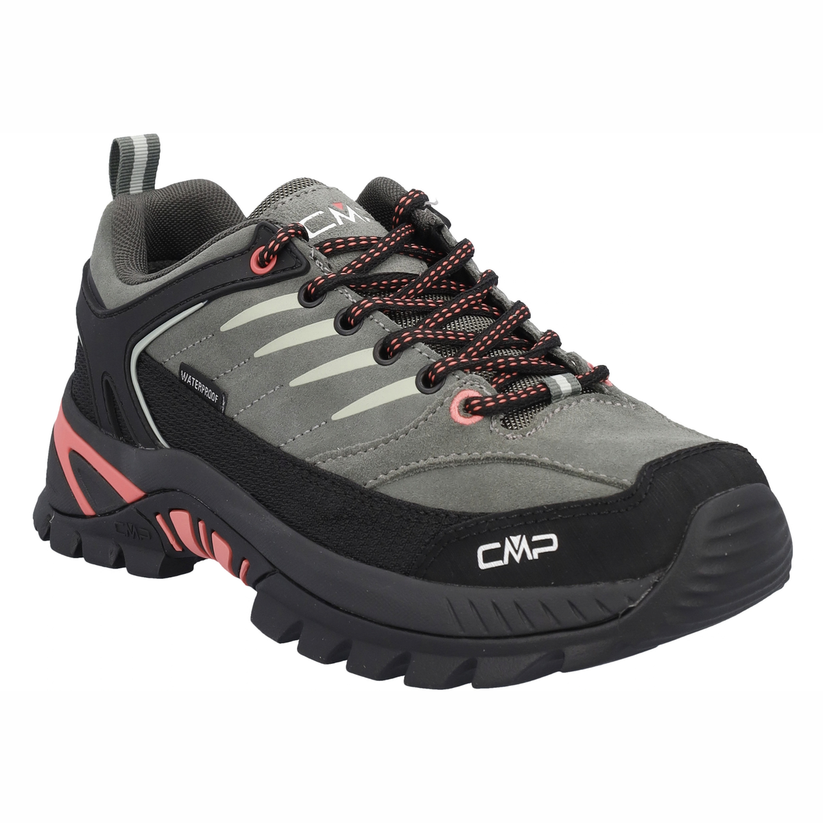 CMP Women's Rigel 2.0 Low Waterproof Trekking Trail Shoes Avocado Coral 25FV 3Q18246