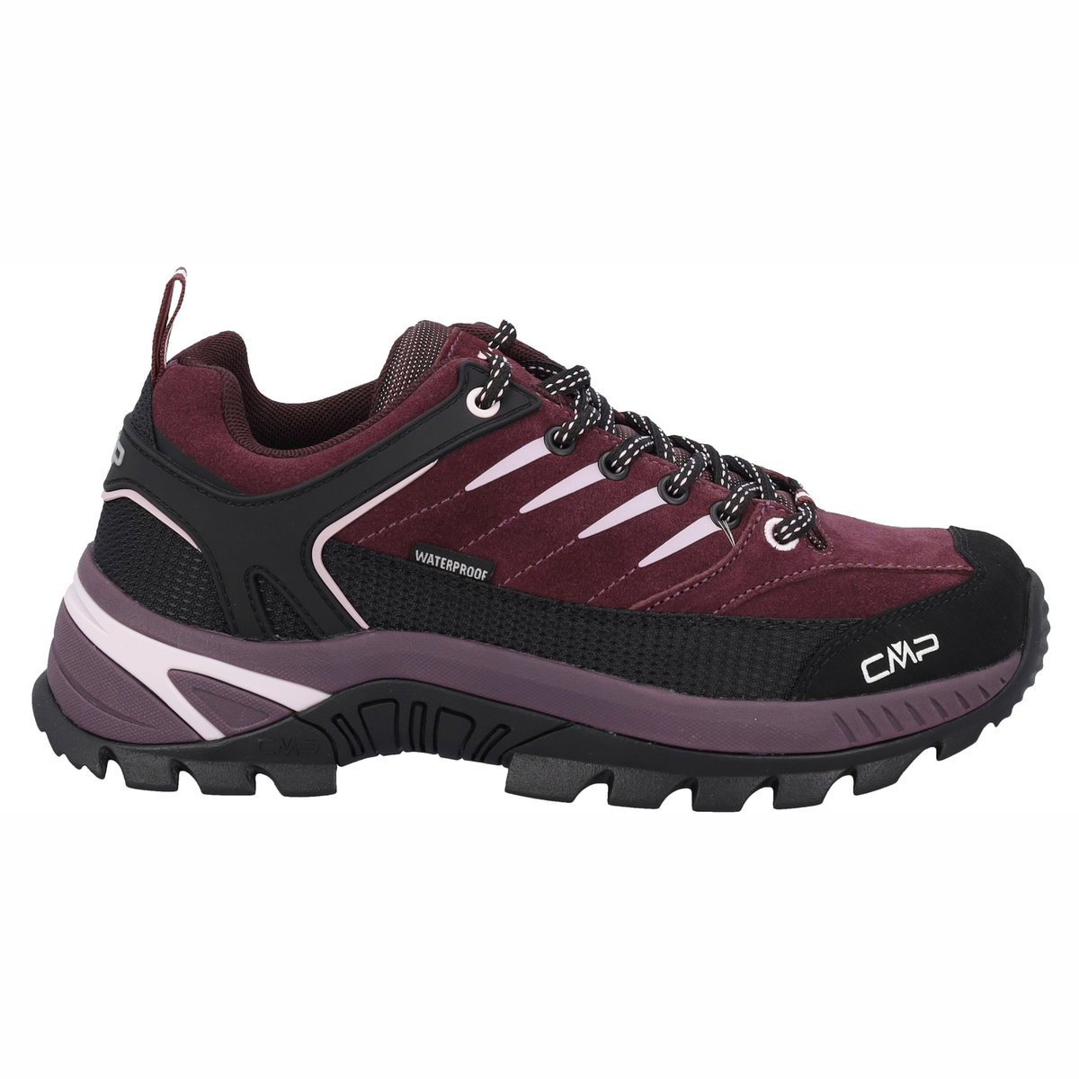 CMP Women's Rigel 2.0 Low Waterproof Trekking Trail Shoes Plum Soft Pink 27CZ 3Q18246