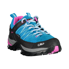 Load image into Gallery viewer, CMP Women&#39;s Rigel Low Trekking Waterproof Trail Shoes (Hawaian/Aqua)
