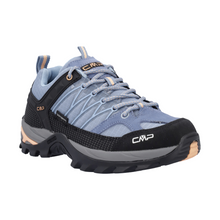 Load image into Gallery viewer, CMP Women&#39;s Rigel Low Trekking Waterproof Trail Shoes (Storm/Sunrise)
