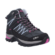 Load image into Gallery viewer, CMP Women&#39;s Rigel Waterproof Mid Trail Boots (Titanio-Skyway)
