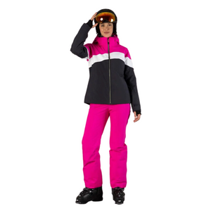 CMP Women's Twill Hooded Waterproof Insulated Ski Jacket (Anthracite)