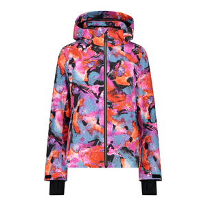 CMP Women's Twill Hooded Waterproof Insulated Ski Jacket (Multicolour)