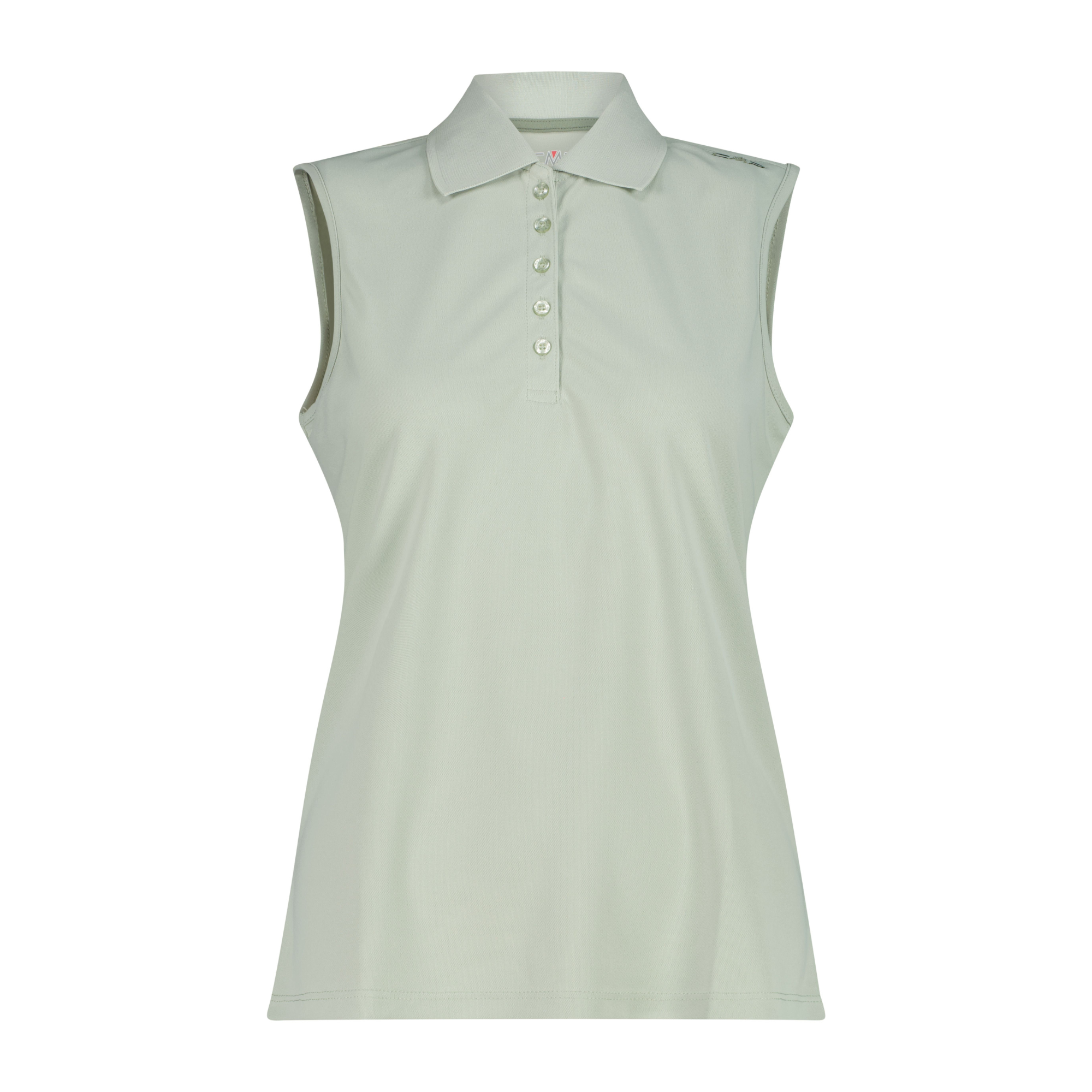 CMP Women's Sleeveless Technical Polo Shirt (Pistachio)