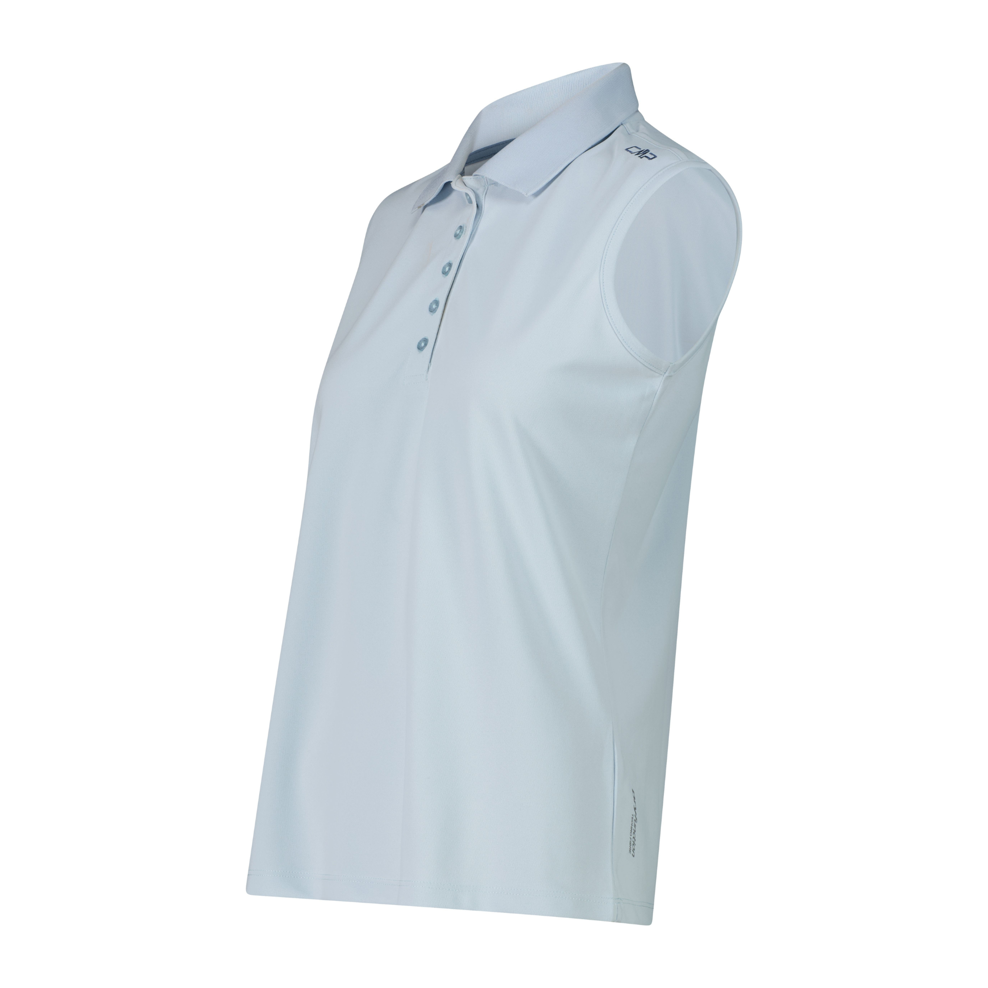 CMP Women's Sleeveless Technical Polo Shirt (Sky Blue)