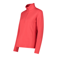 Load image into Gallery viewer, CMP Women&#39;s Stretch-Performance Quarter Zip Fleece (Corallo)
