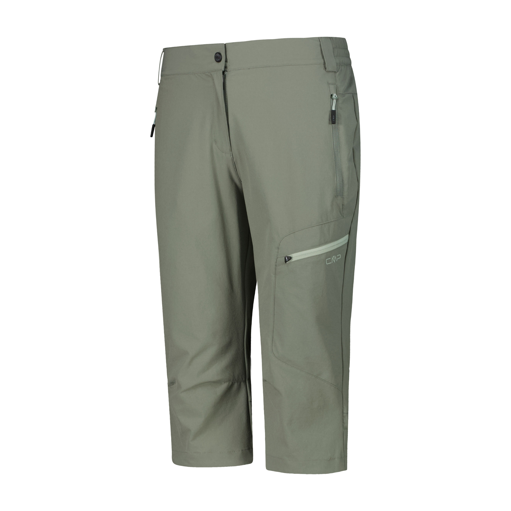 CMP Women's Stretch Nylon Capri Trousers (Avocado)