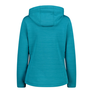 CMP Women's Stretch Performance Hooded Full Zip Fleece (Tiffany Mel)