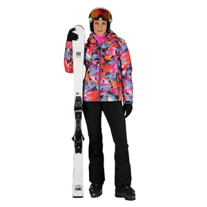 CMP Women's Twill Hooded Waterproof Insulated Ski Jacket (Multicolour)