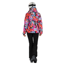 Load image into Gallery viewer, CMP Women&#39;s Twill Hooded Waterproof Insulated Ski Jacket (Multicolour)
