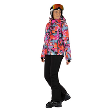 Load image into Gallery viewer, CMP Women&#39;s Twill Hooded Waterproof Insulated Ski Jacket (Multicolour)
