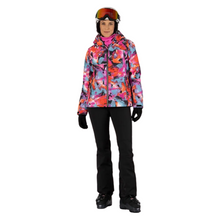 Load image into Gallery viewer, CMP Women&#39;s Twill Hooded Waterproof Insulated Ski Jacket (Multicolour)
