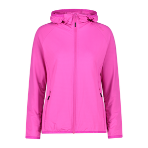 CMP Women's Unlimitech Grid Tech Stretch Hooded Fleece (Festival)