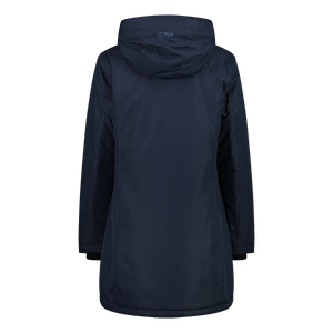 CMP Women's Waterproof Insulated Hooded Parka (Black/Blue)