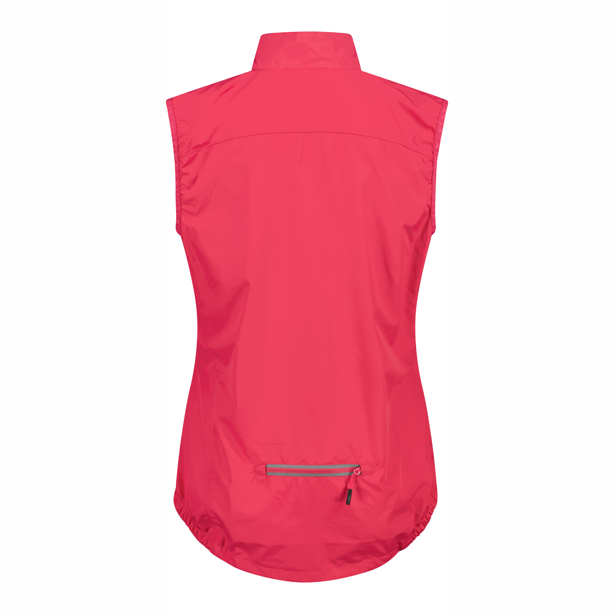 CMP Women's Windproof Cycling Jacket with Detachable Sleeves Magenta B807 32C6136