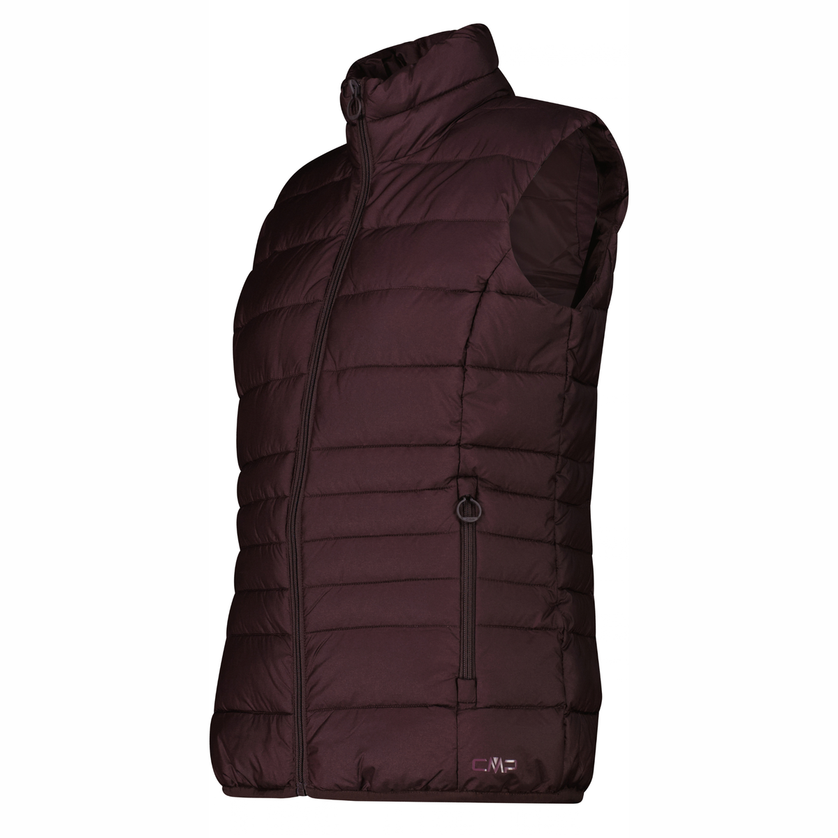 CMP Women's Winter Insulated Vest Body Warmer Black Berry Mel C599 36K2106M