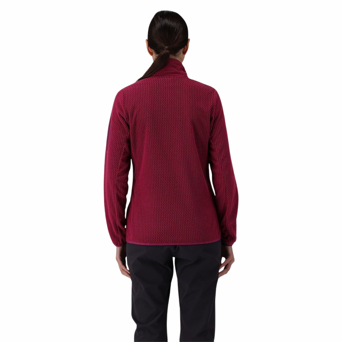 CMP Women's Zig Zag Full Zip Fleece Jacket Amaranto C489 36H1296