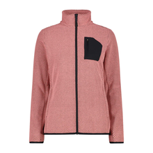 Load image into Gallery viewer, CMP Women&#39;s Zig Zag Full Zip Fleece (Lotus)
