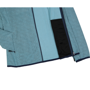 CMP Women's Zig Zag Full Zip Fleece (Topazio)