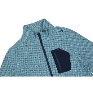 CMP Women's Zig Zag Full Zip Fleece (Topazio)