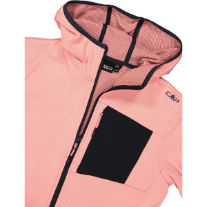 CMP Women’s Unlimitech Grid Tech Hooded Full Zip Fleece (Lotus)