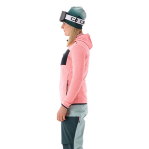 CMP Women’s Unlimitech Grid Tech Hooded Full Zip Fleece (Lotus)