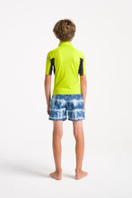 Load image into Gallery viewer, C-Skins Junior NuWave Rash X UPF50+ Short Sleeve Rash Vest (Lime/Anthracite/Multi)
