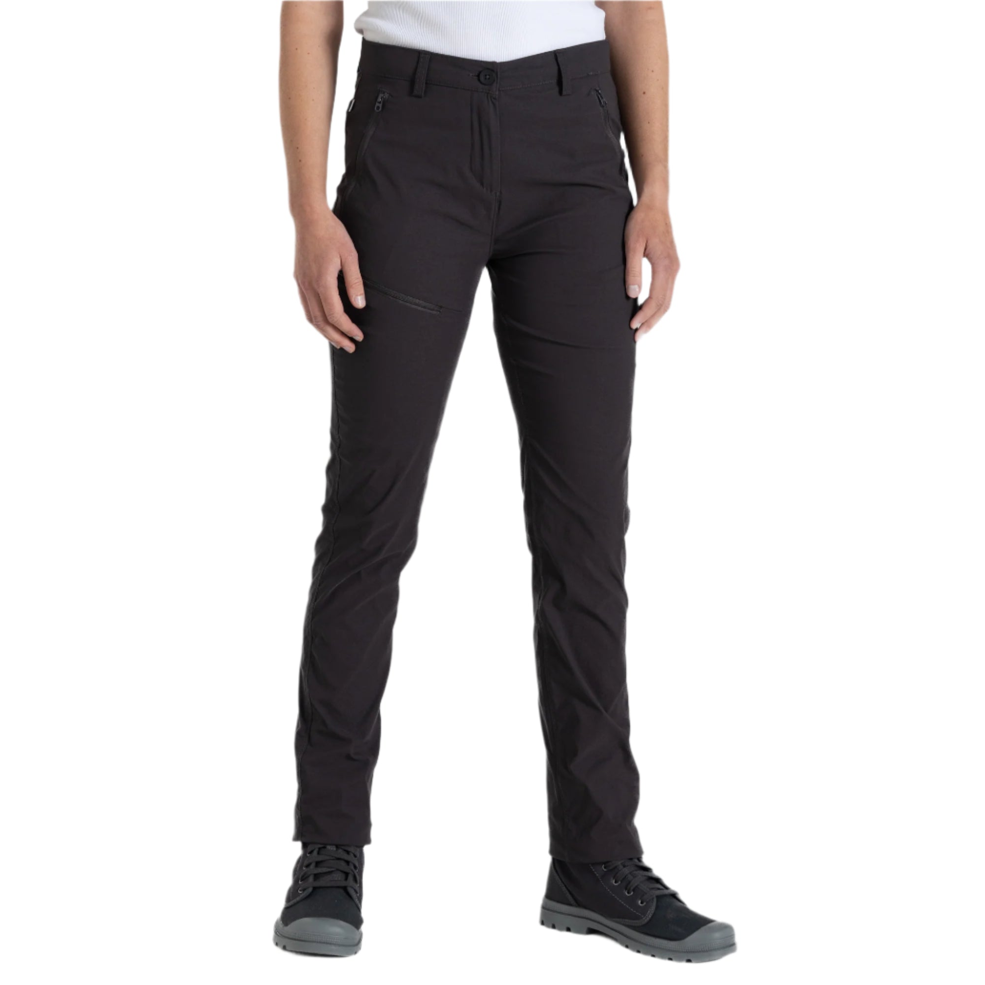 Craghoppers Women's Nosilife Pro III Insect Repellent UPF50 Trousers (Charcoal)