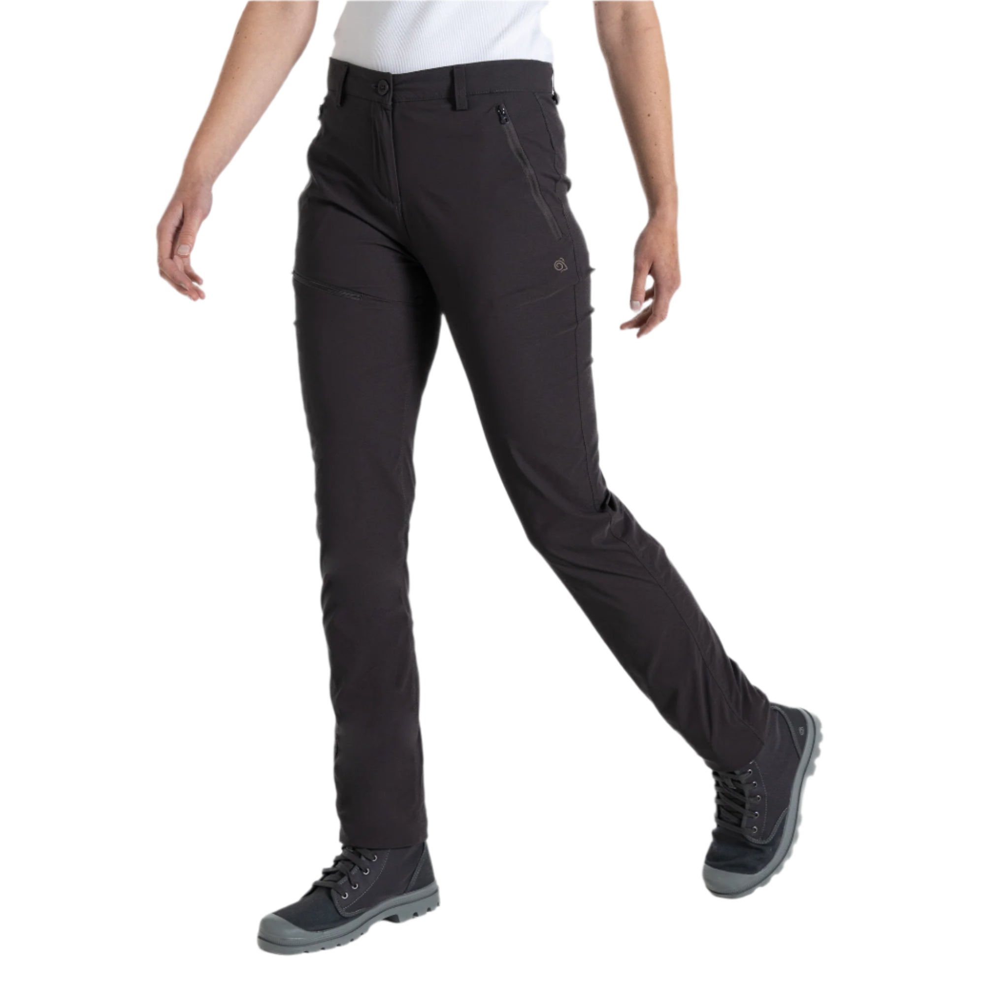 Craghoppers Women's Nosilife Pro III Insect Repellent UPF50 Trousers (Charcoal)